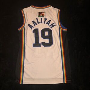 MTV Aaliyah Rock n Jock basketball jersey